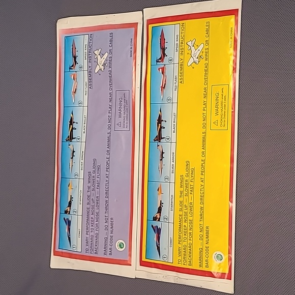 "Air-Aces" High-Performance Super Glider Airplanes Red Flash & Silver Arrow - Picture 2 of 8